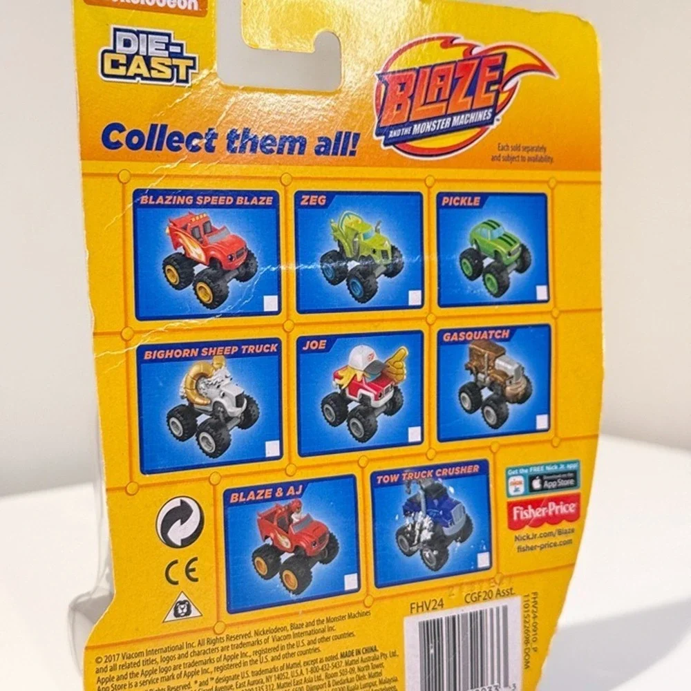 Blaze & AJ Die-Cast Truck NIB - Blaze and the Monster Machines